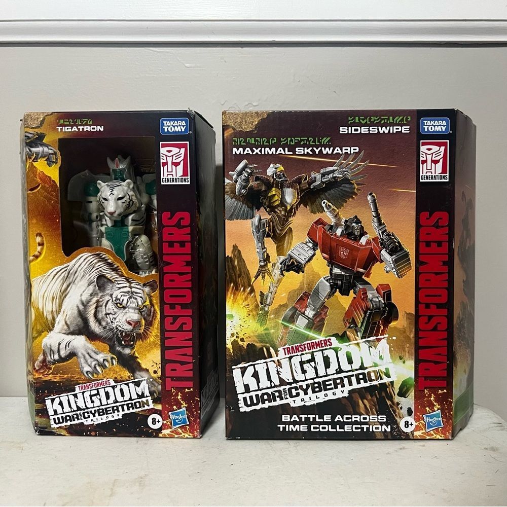 Transformers War For Cybertron: Kingdom Maximal Skywarp &
Sideswipe / tigatron